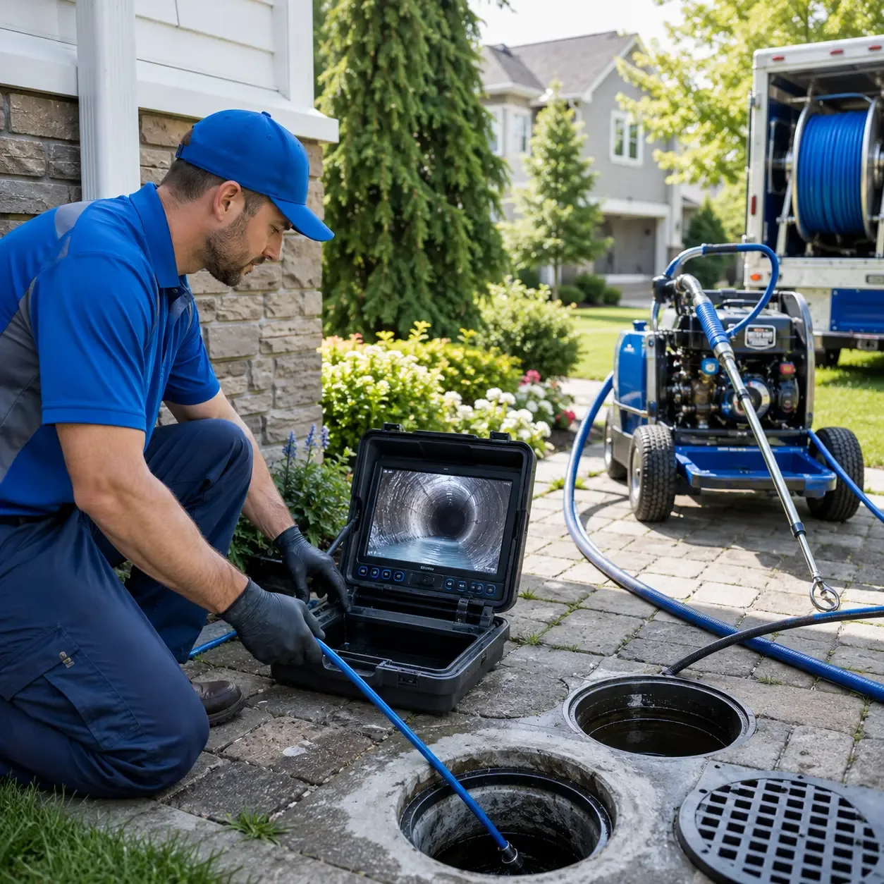 Outdoor drain cleaning professionals serving Hamlin, WV